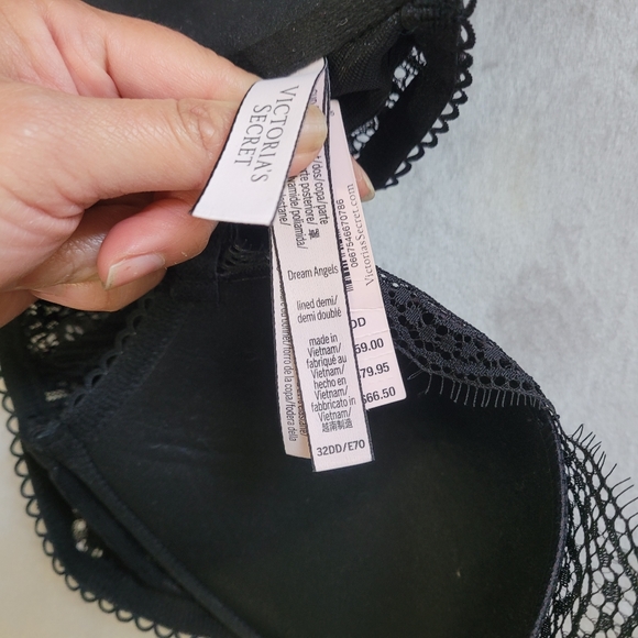 🍒NWT🍒 VS DREAM ANGELS LINED DEMI BRA 32DD - Picture 4 of 4